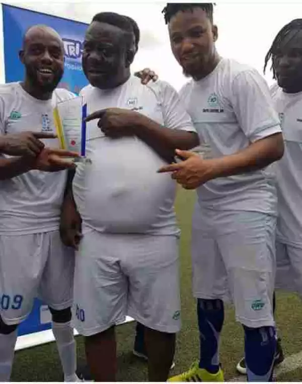 Caption This Photo Of Mr Ibu Dressed In Football Jersey